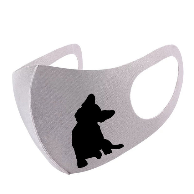 Frenchie Tilt Head Silhouette