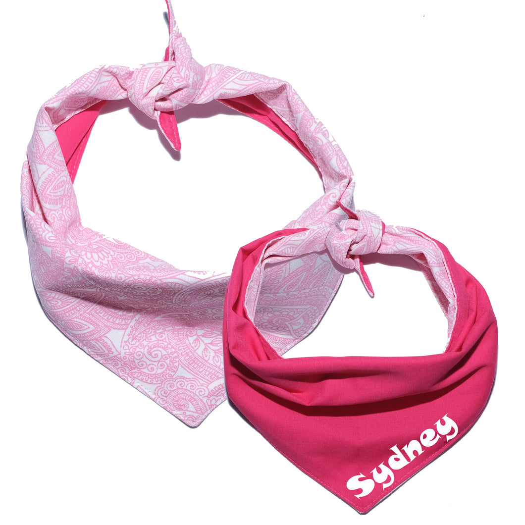 Pink Henna Bandana