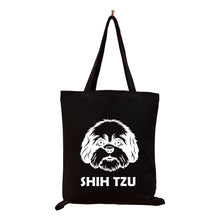 Load image into Gallery viewer, TOTE BAG - PERSONALIZED WITH ANY DOG NAME AND BREED (design + name)