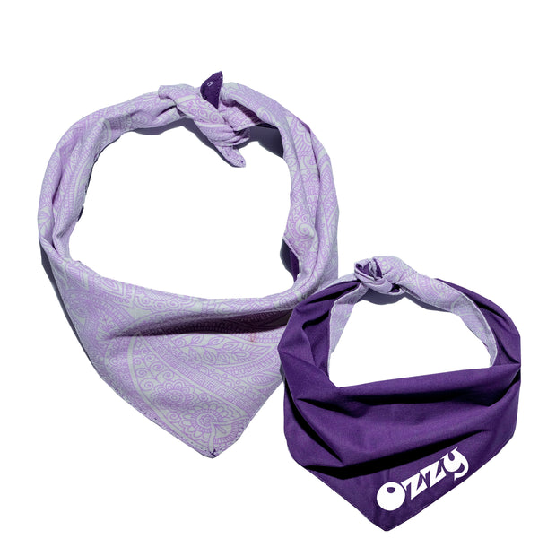 Purple Henna Bandana