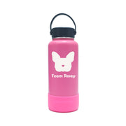 Personalized Vacuum Flask with Boot - Pink