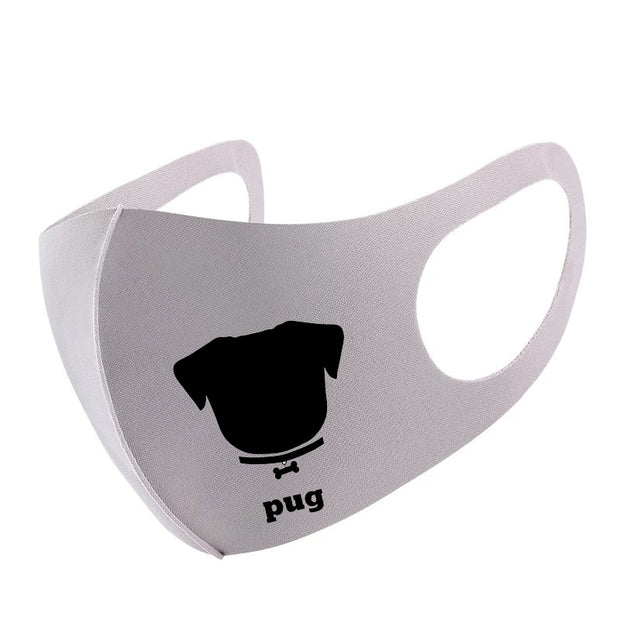 Pug Head 01 Silhouette