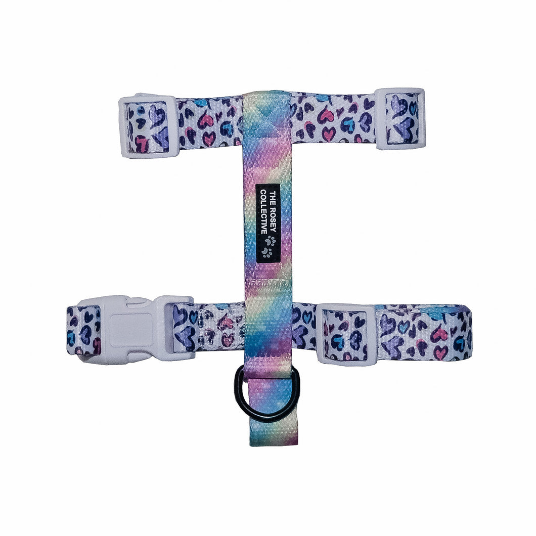 Tie Dye Love Step In Harness