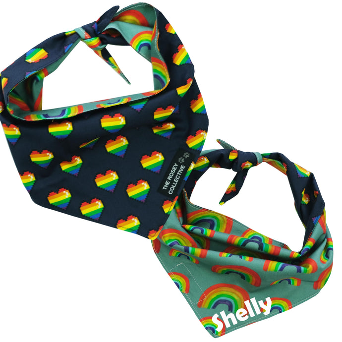 Retro Rainbow Bandana